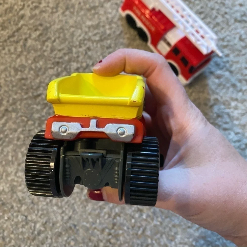 Tonka Chunky Dump Truck Toy W/ Fire Truck Kids Toy Bundle Lot